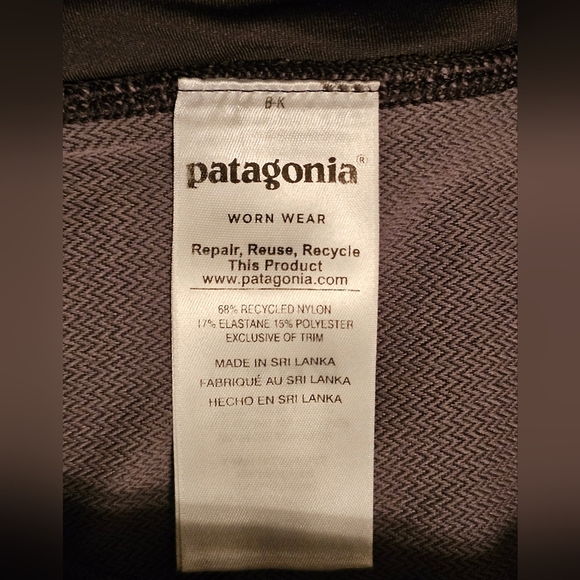 Patagonia Peak Mission Tight Womens Black Leggings Outdoor Running Size Small - Picture 5 of 6